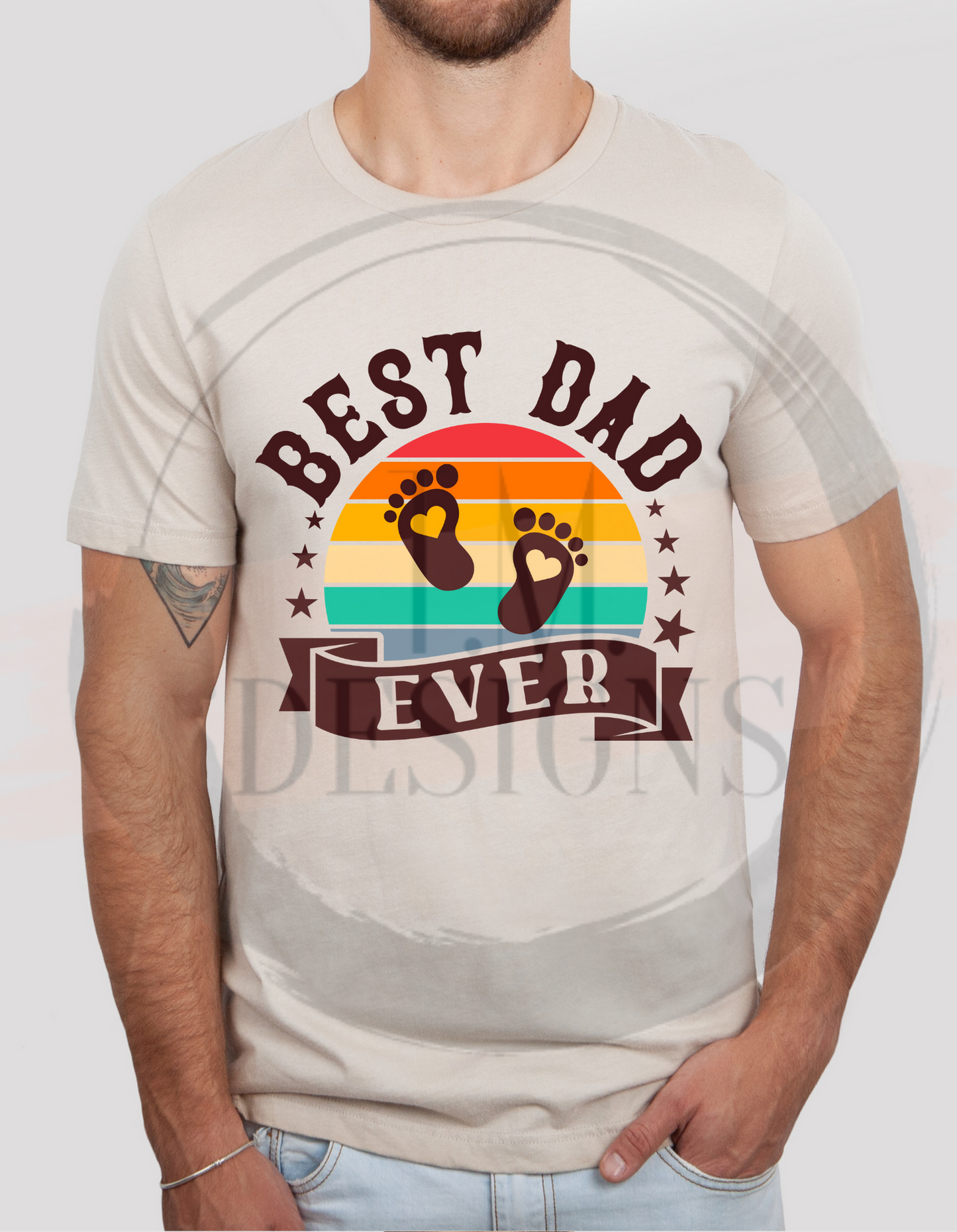 Best Dad Ever Footprints