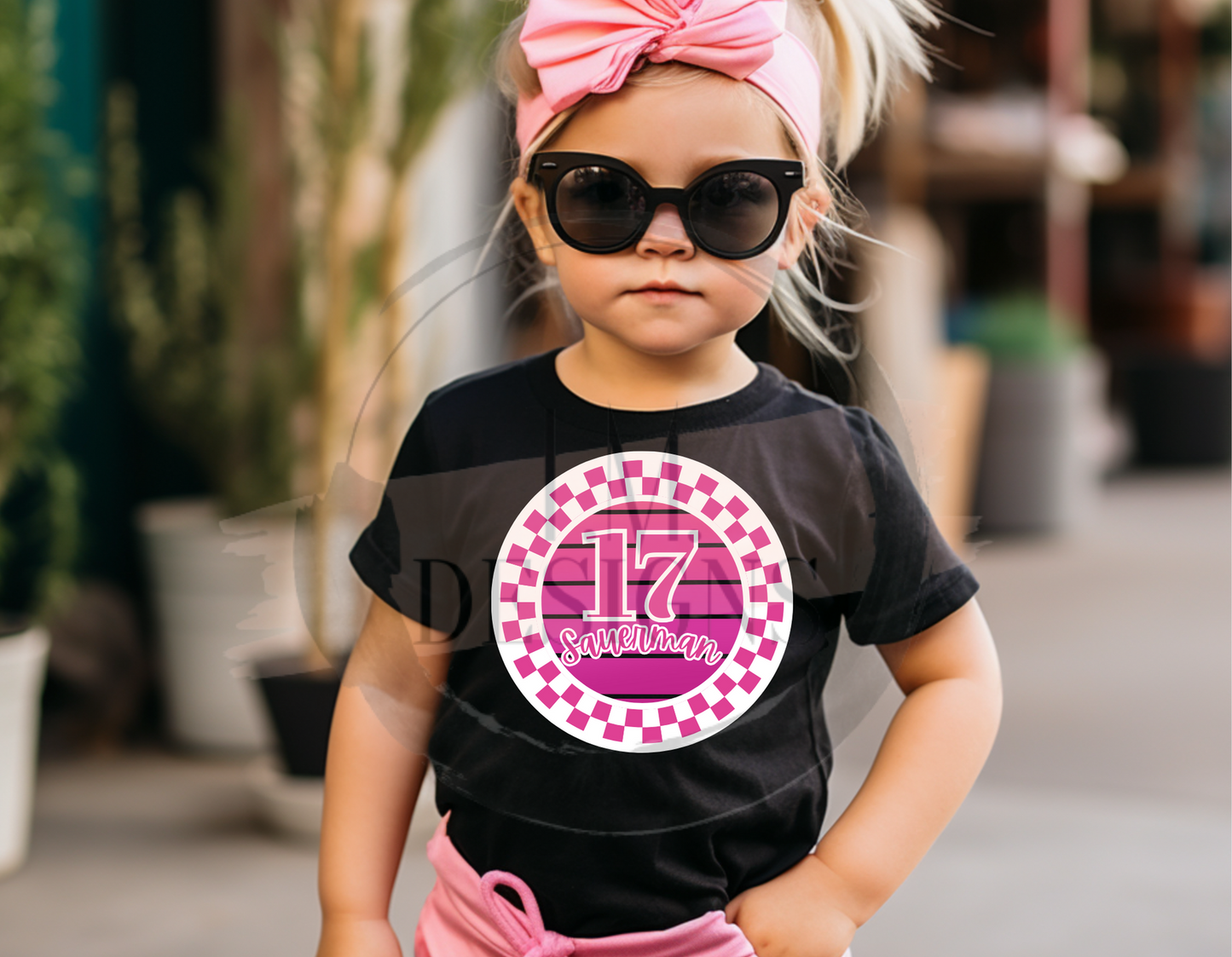 Custom Checkered Circle