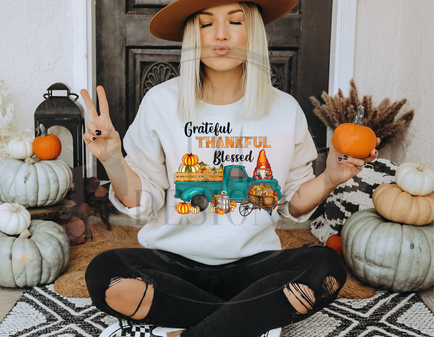 Grateful, Thankful, Blessed Gnomes