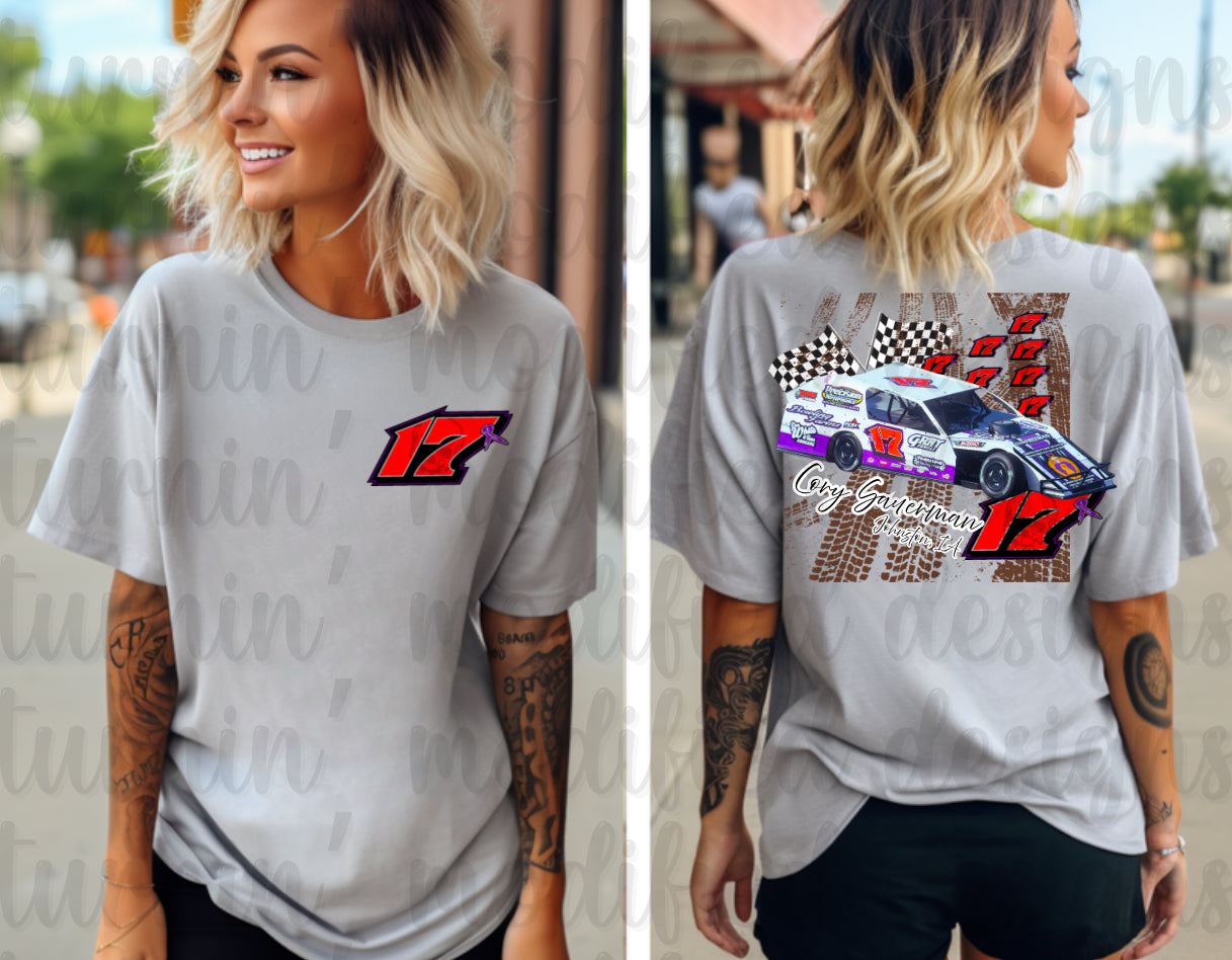 CUSTOM RACE CAR W/ NUMBER