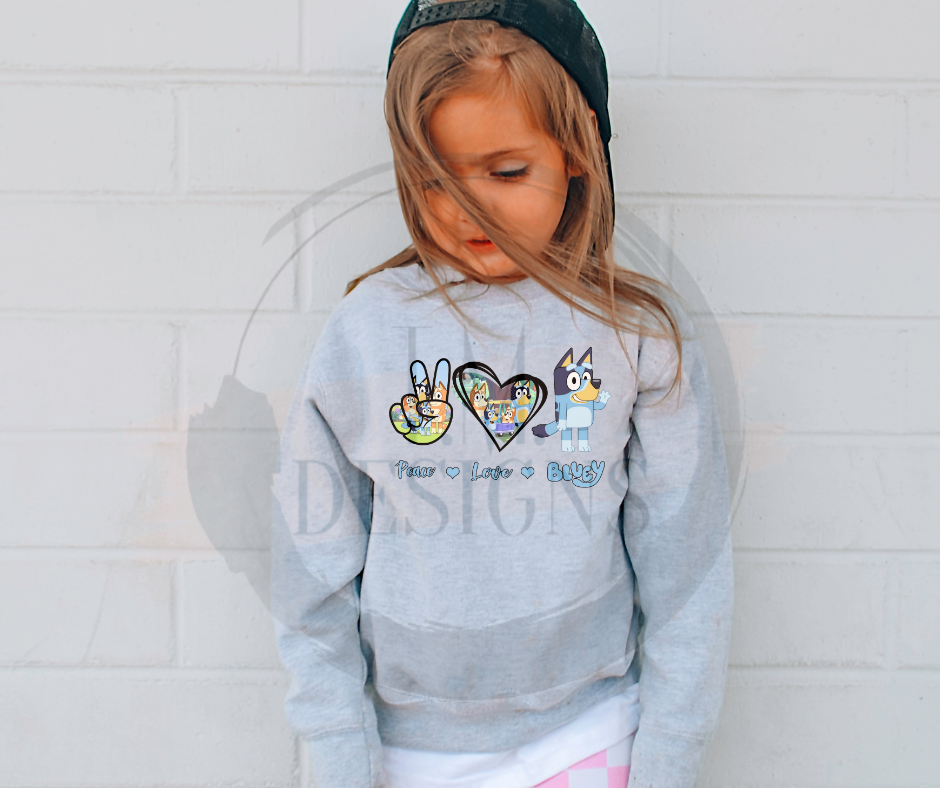 Peace Love Bluey