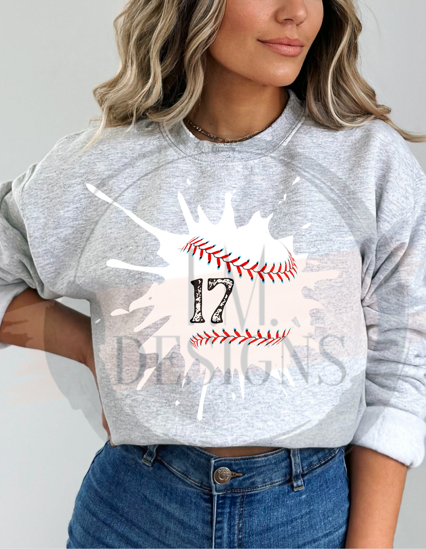 Custom Number Softball.Baseball