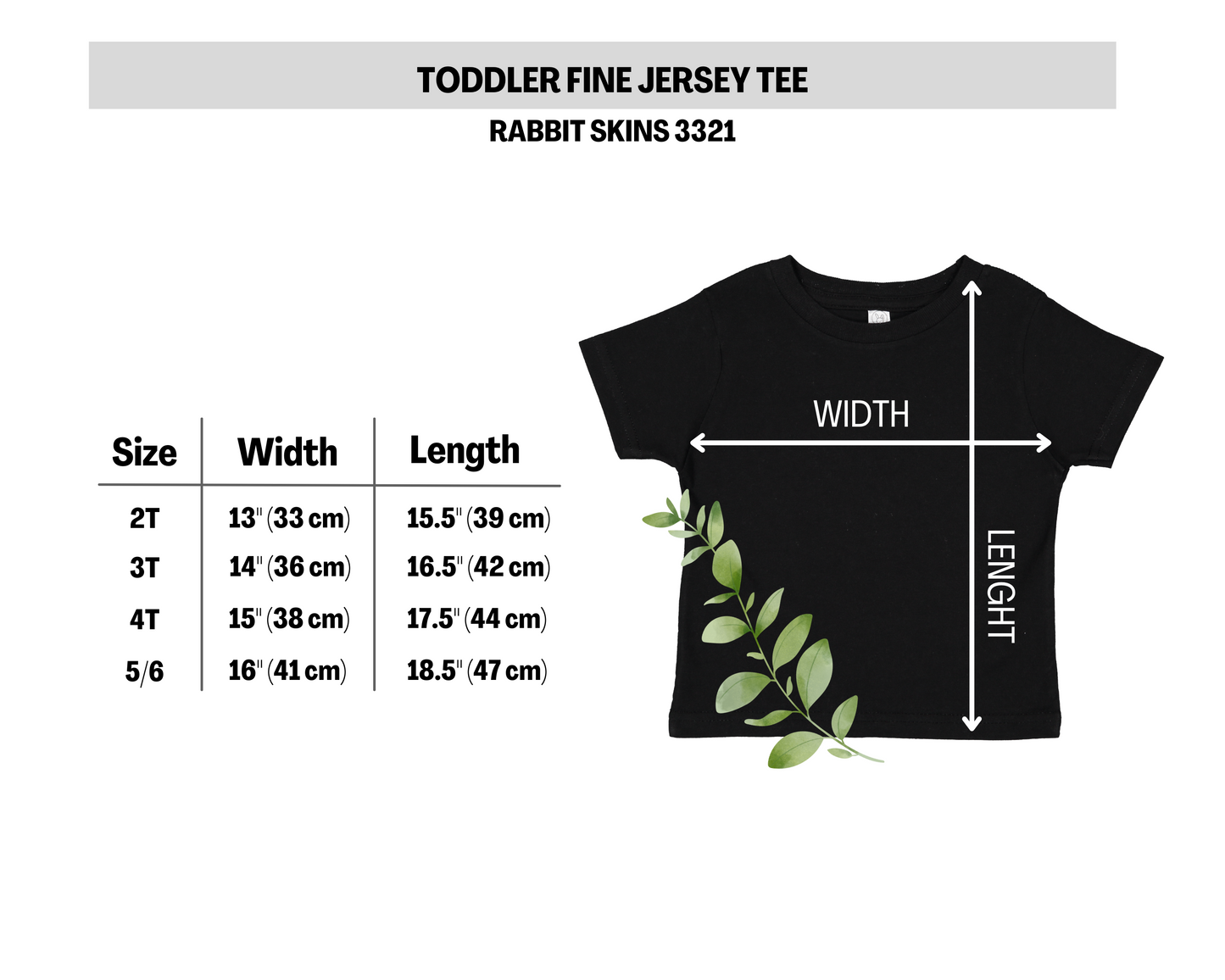 Toddler Fine Jersey Tee