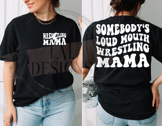 Loud Mouth Wresting Mama White