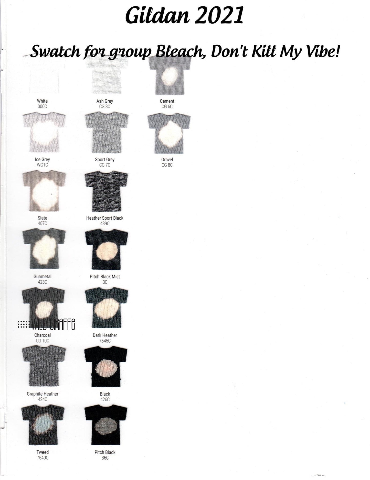 Bleached Checkered Kind of Day