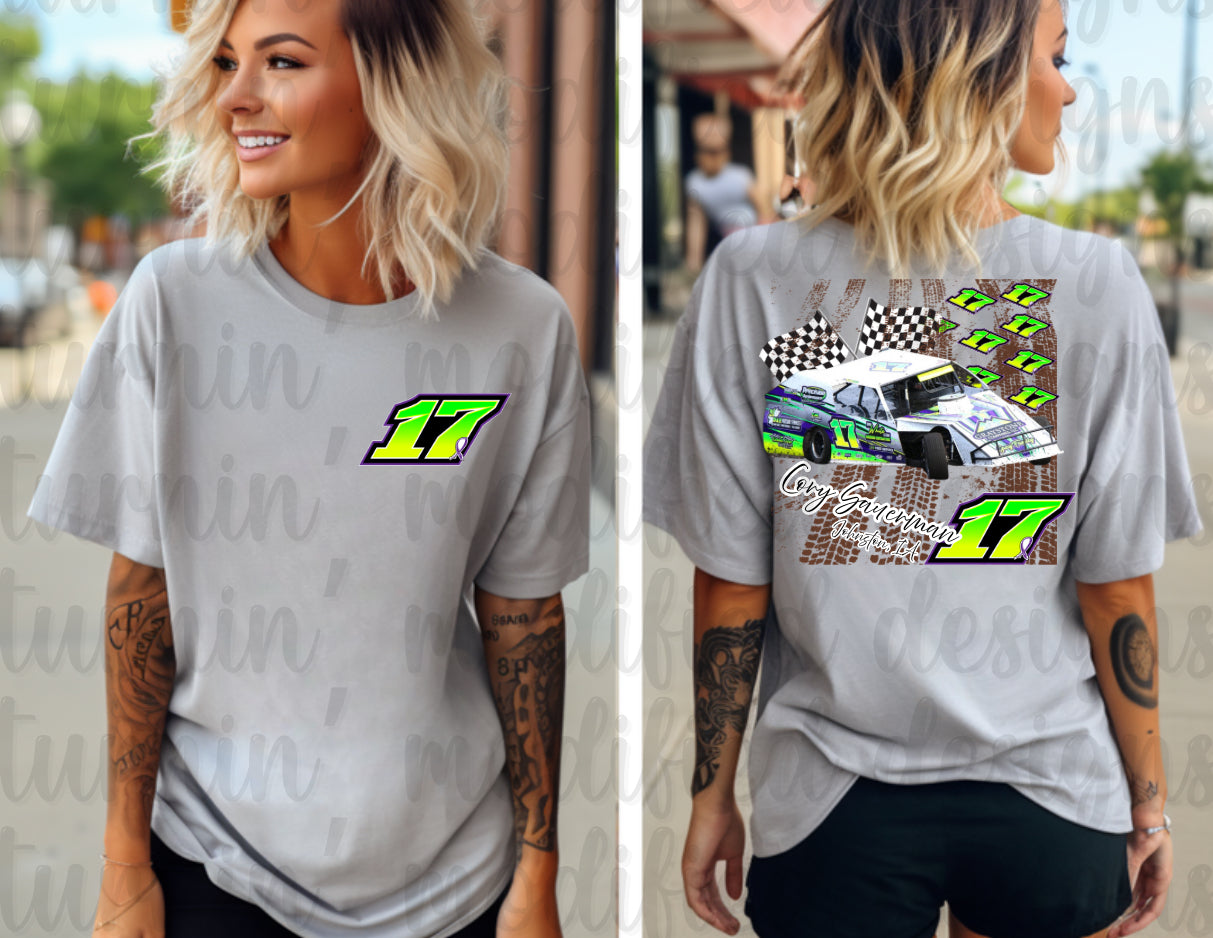 CUSTOM RACE CAR W/ NUMBER