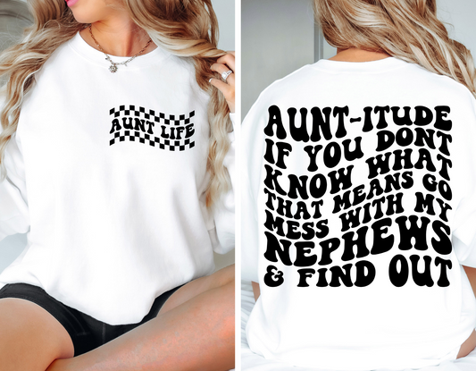 Aunt-itude Checkered