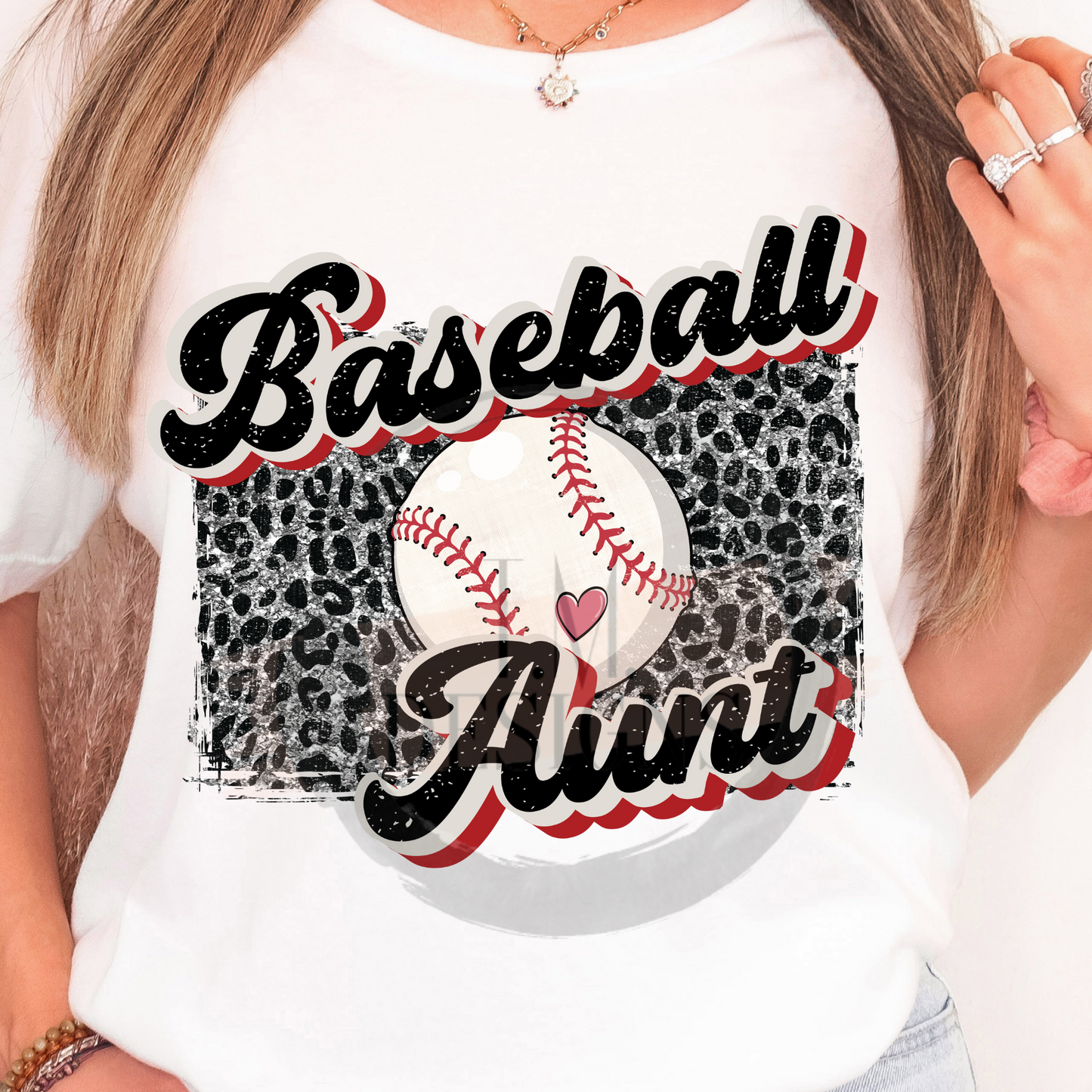 Leopard Baseball Aunt
