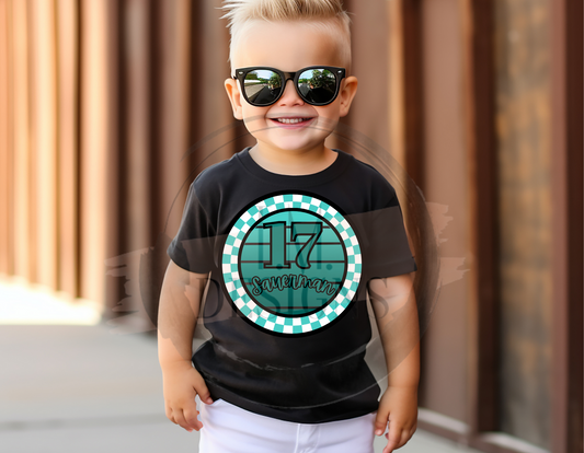 Custom Checkered Circle