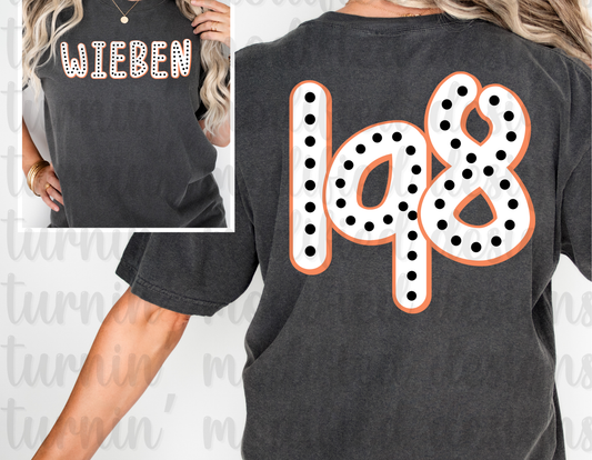 Custom Dot Numbers & Name