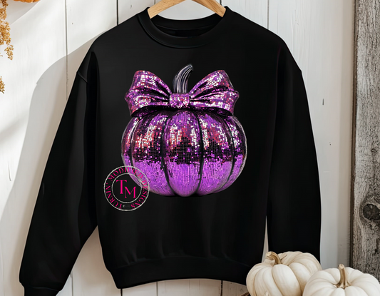 Purple Shimmer Pumpkin