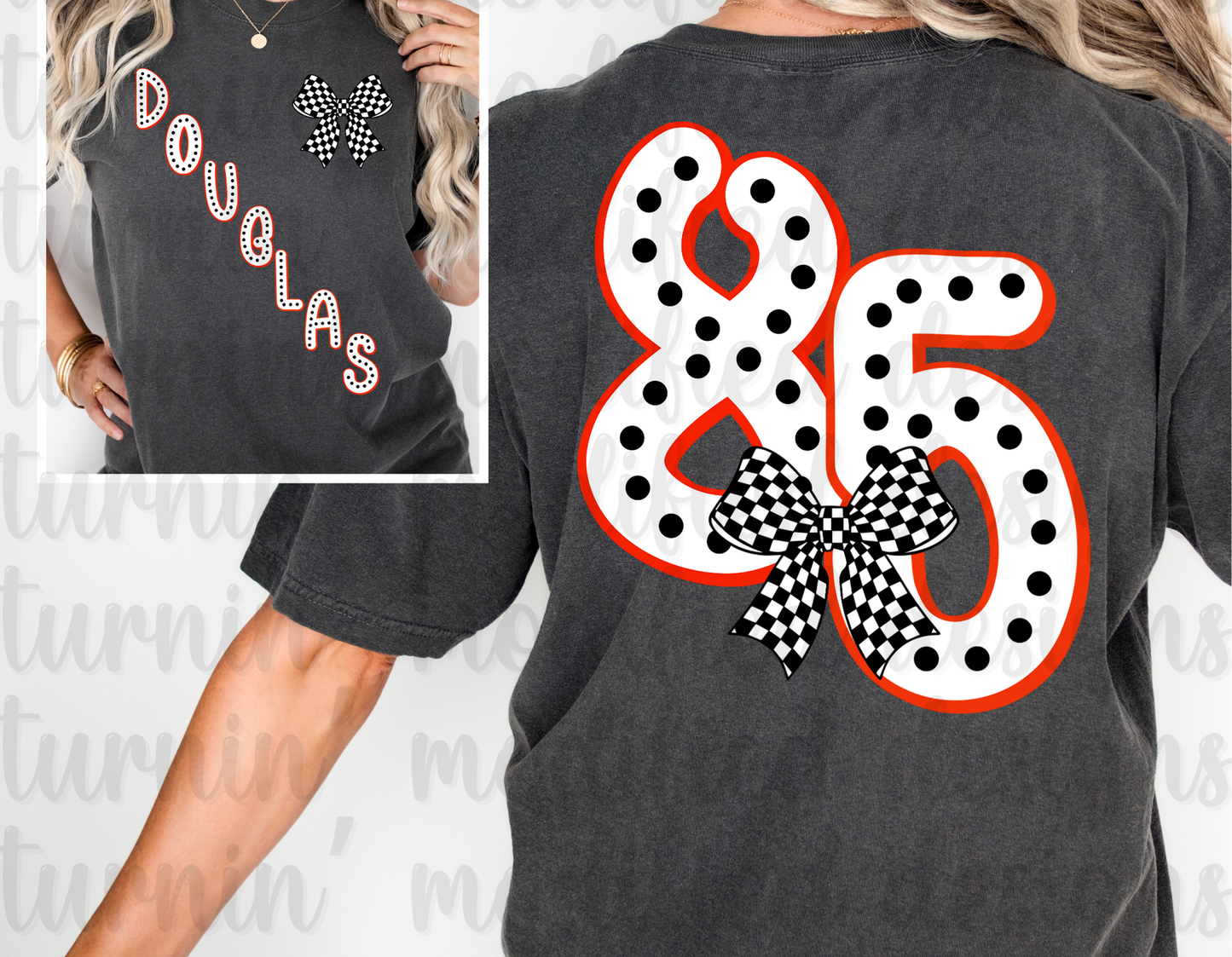 Custom Across Name w/ Number