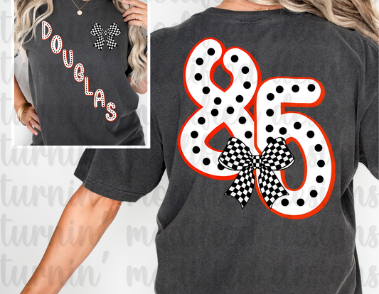 Custom Across Name w/ Number