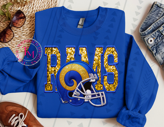 Faux Teams W/ Helmet