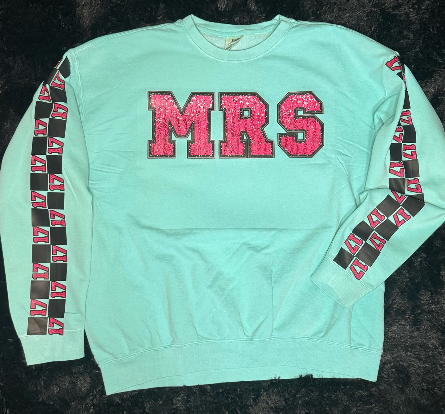 Custom Name W/ Sleeve Checkered