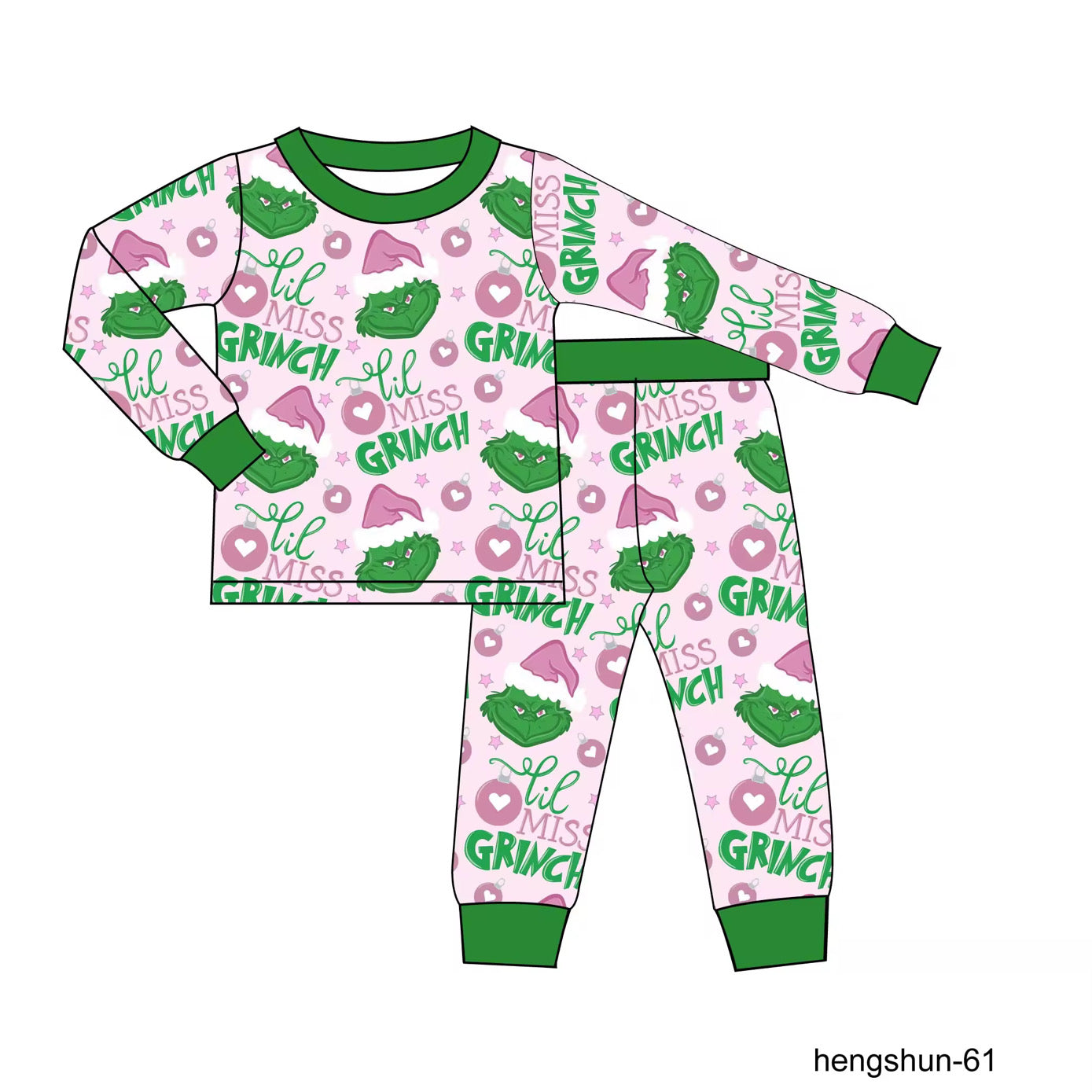 Lil Miss Grinch Bamboo