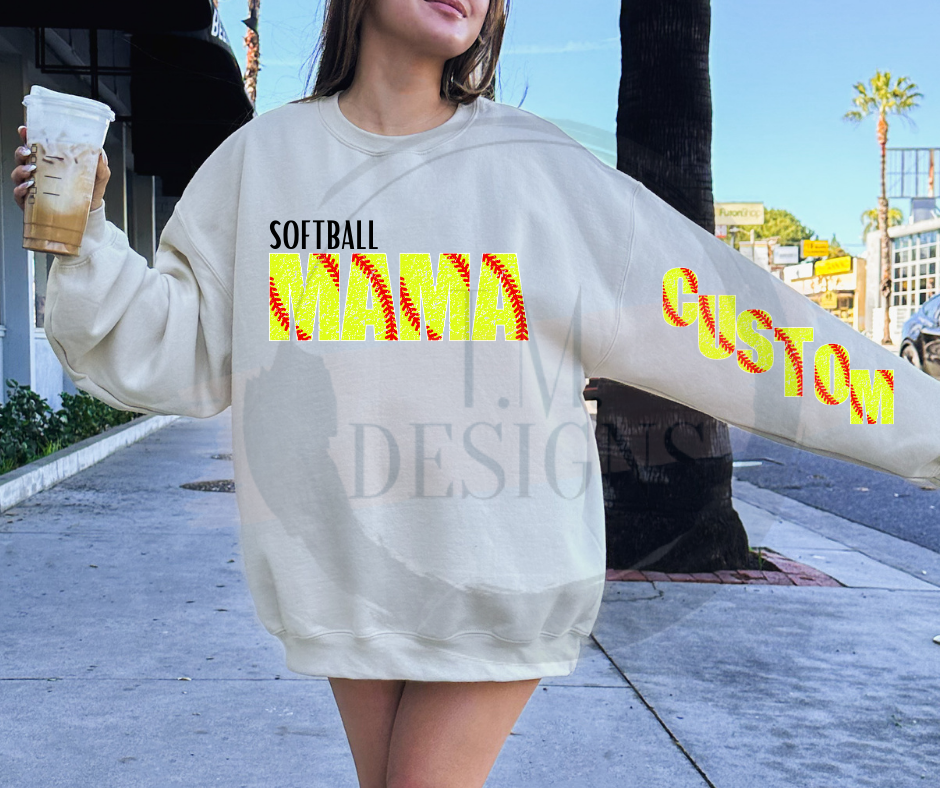 Softball, Baseball Custom Sleeve