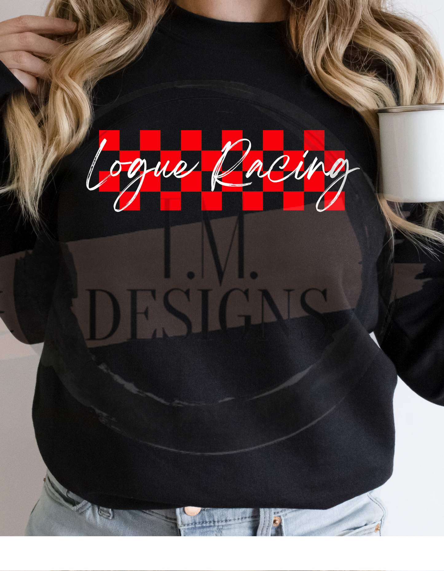 CUSTOM Last Name Checkered