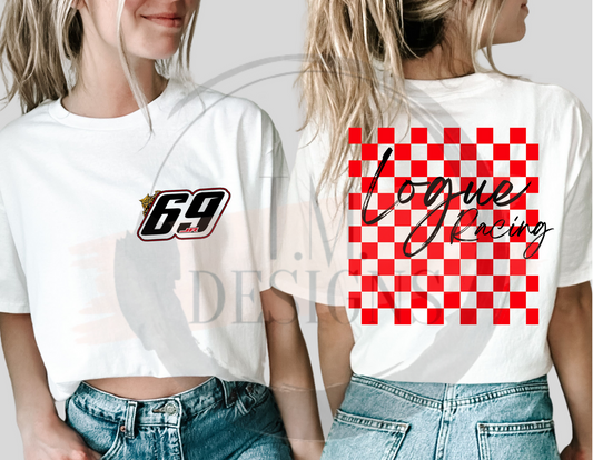 Full Checkered Back Design