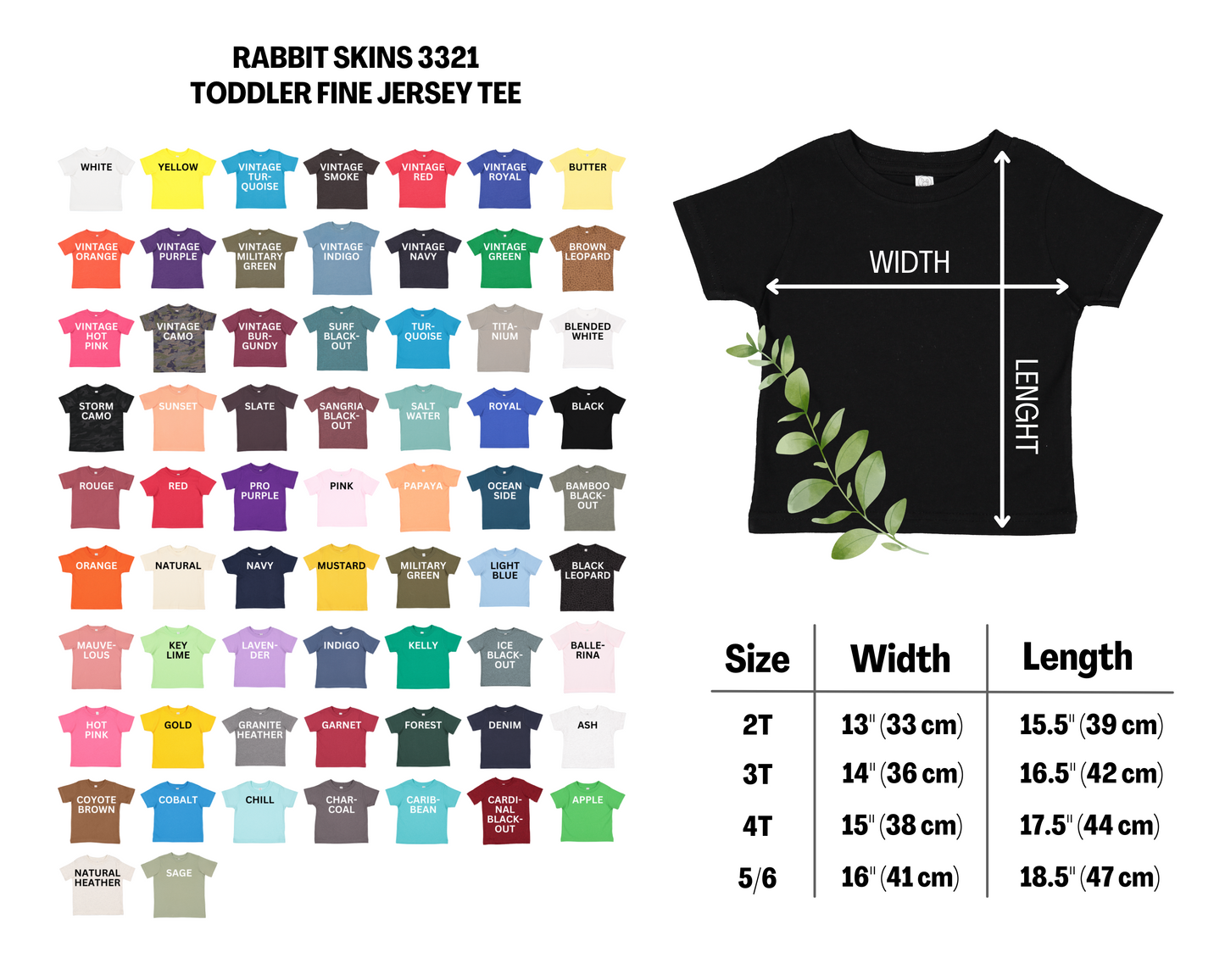 Toddler Fine Jersey Tee